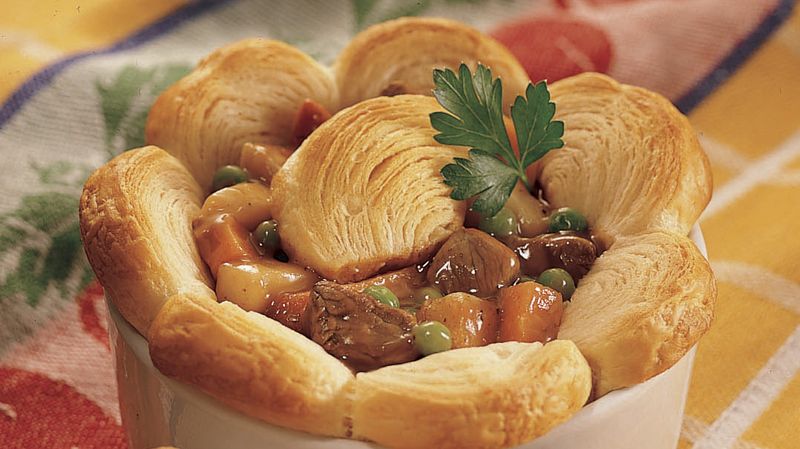Crescent Beef Pot Pies