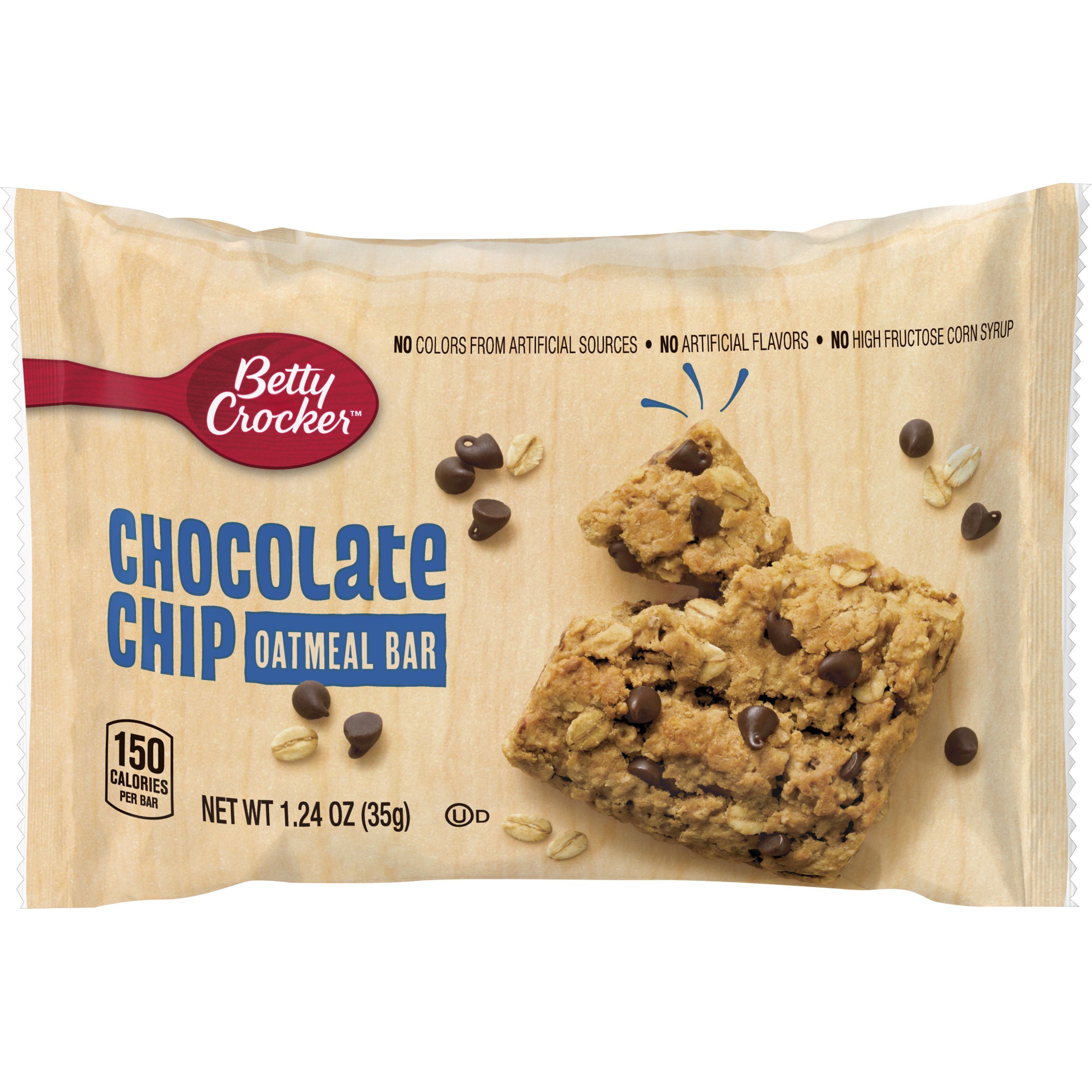 Front - 3D Betty Crocker Chocolate Chip Oatmeal Bar