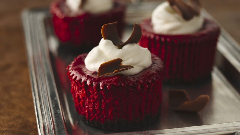 Mini Red Velvet Cheesecakes