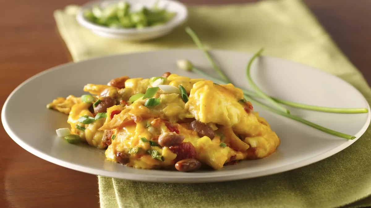 Slow-Cooker Layered Huevos Rancheros