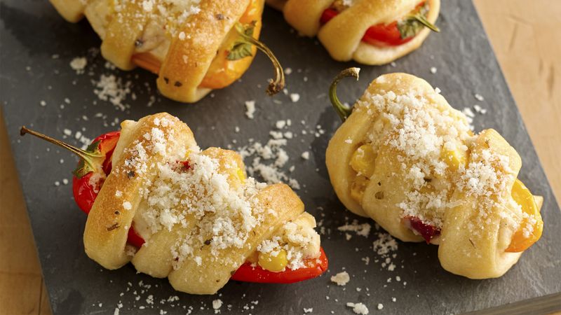 Creamy Corn-Filled Sweet Peppers