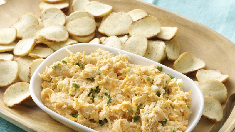 Beer Cheese Spread with Baguette Chips