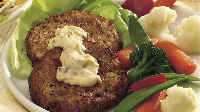 Crab Cakes with Sun-Dried Tomato Mayonnaise