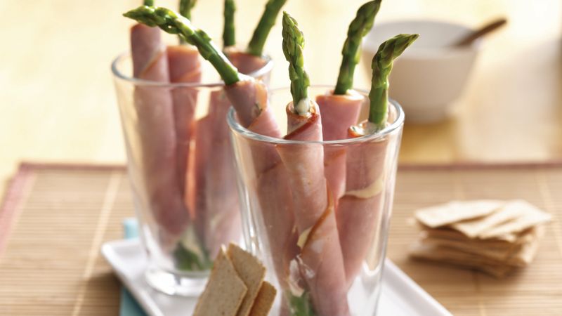 Ham and Asparagus Rolls