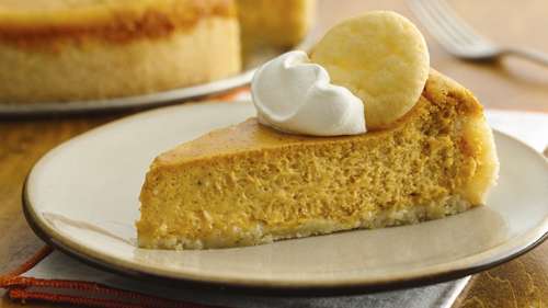 Pumpkin Cheesecake with Sugar Cookie Crust