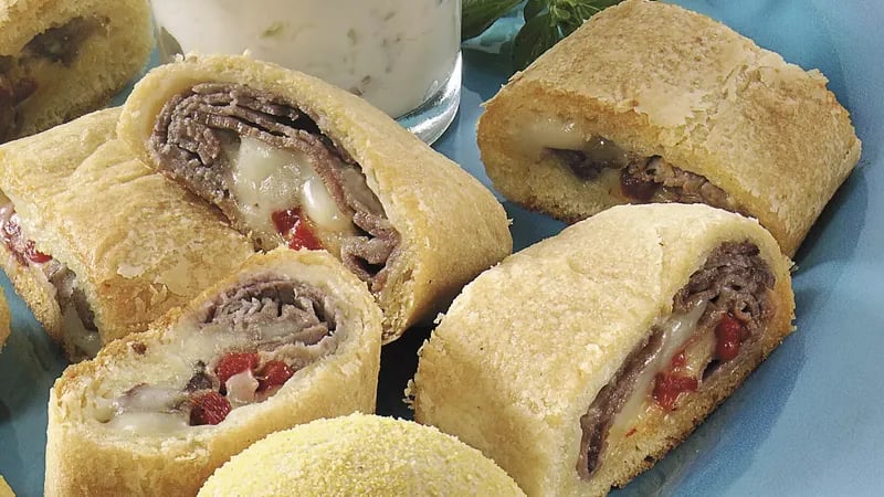 Beef and Cheese Crescent Snacks