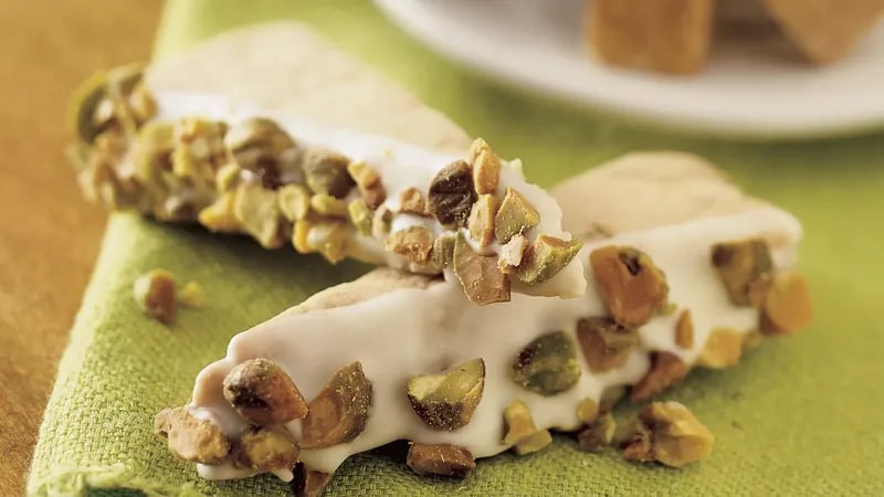 Cappuccino Pistachio Shortbread