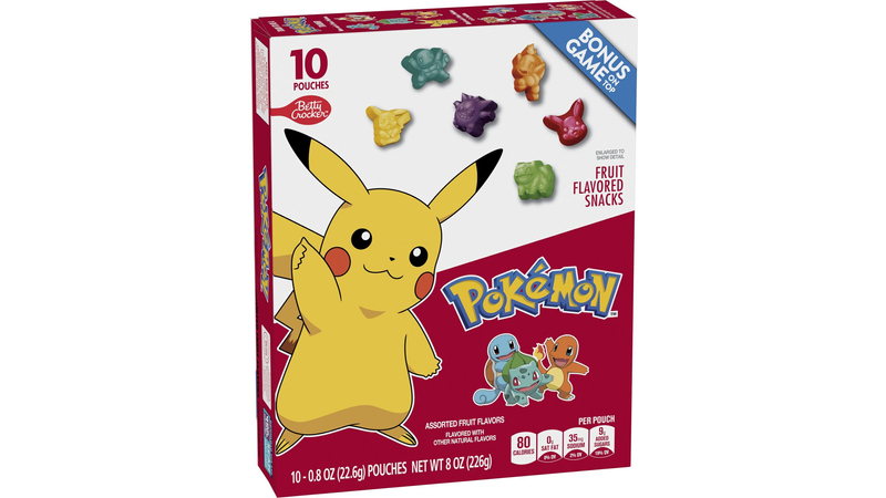Betty Crocker Fruit Flavored Snacks Pokmon - BettyCrocker.com