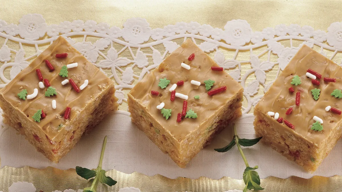 Christmas Caramel Bars