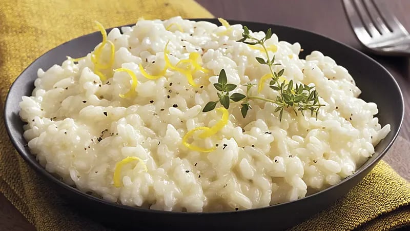 Slow-Cooker Lemon Scented Risotto