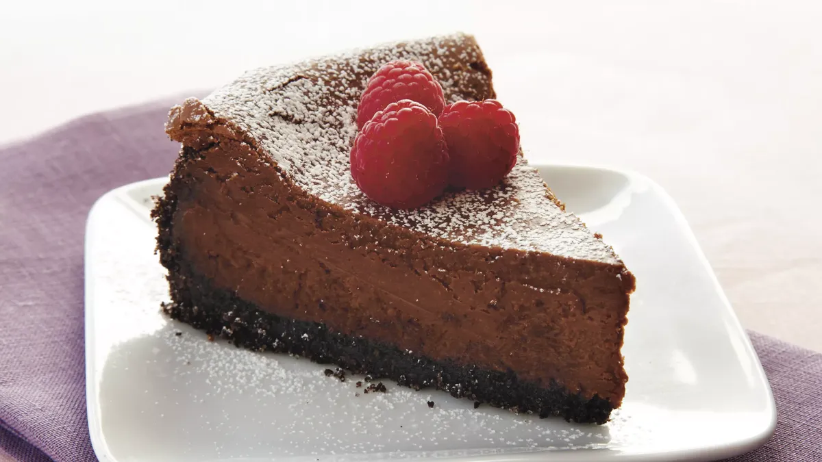 Bittersweet Chocolate Cheesecake