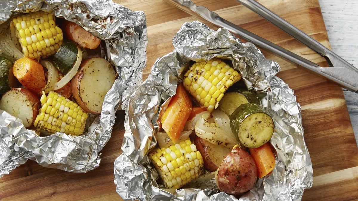 Grilled Vegetable Foil Packs