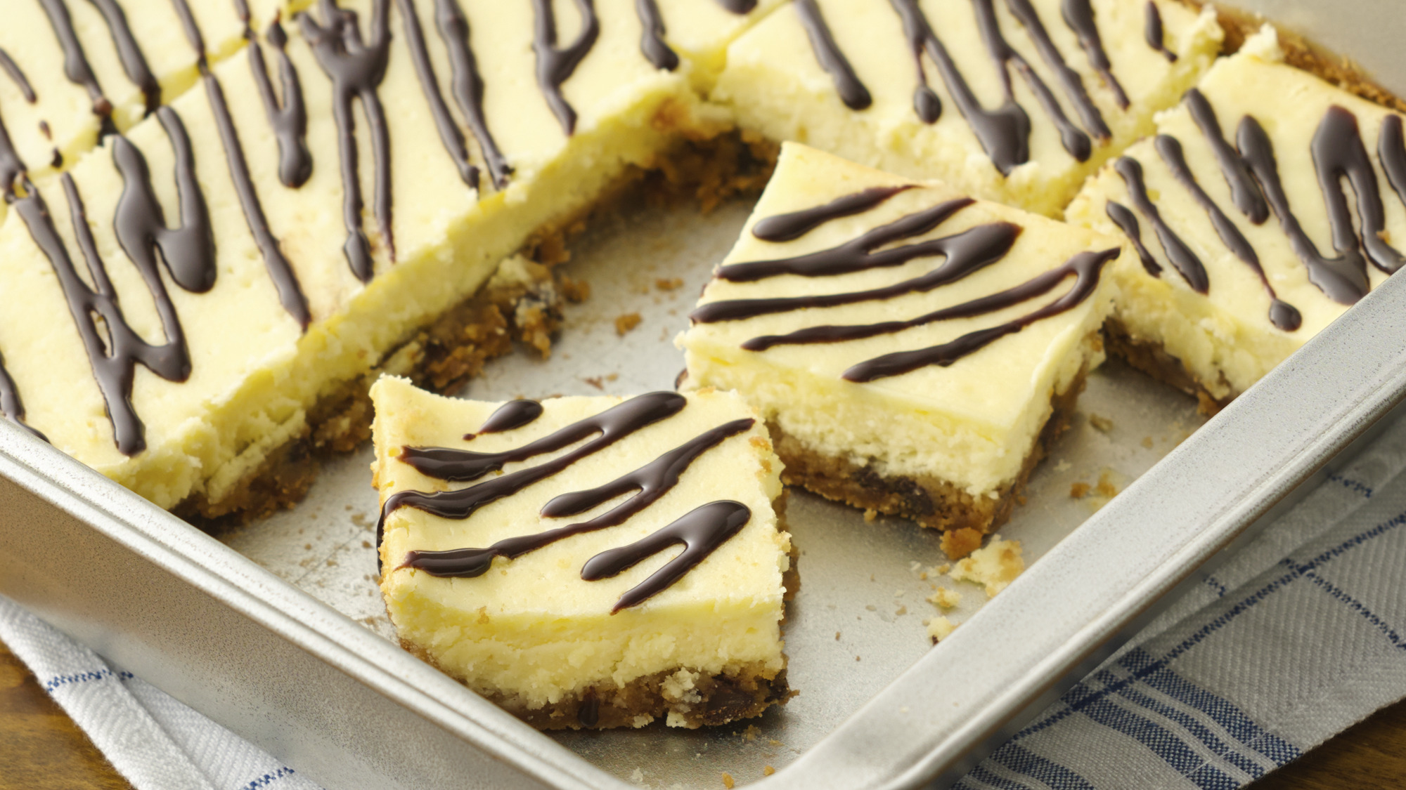 Chocolate Chip Cookie-Cheesecake Bars Recipe - Pillsbury.com