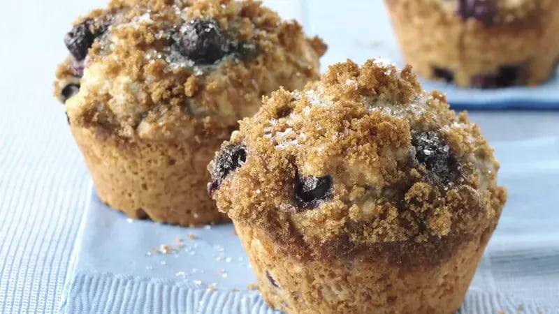 Whole Wheat-Blueberry Muffins