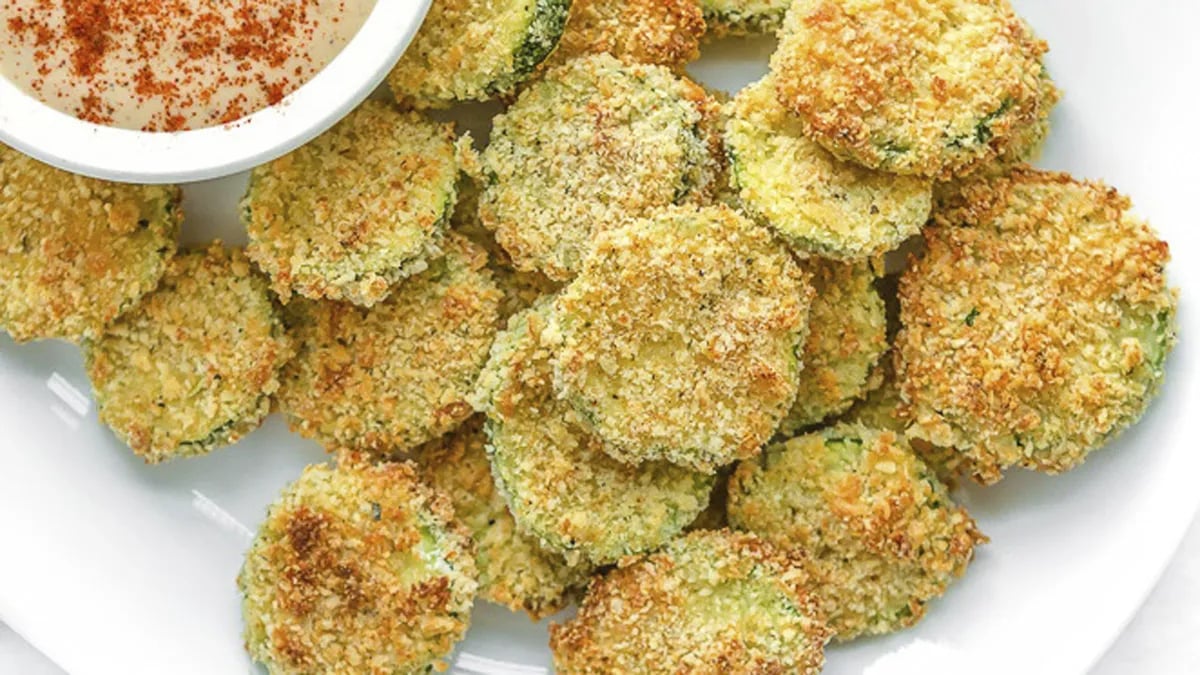 Parmesan Zucchini Chips