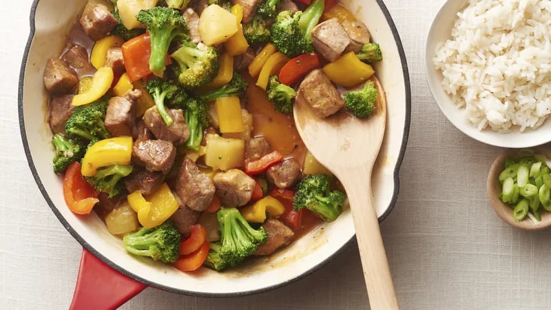 Sweet-and-Sour Pork Stir-Fry