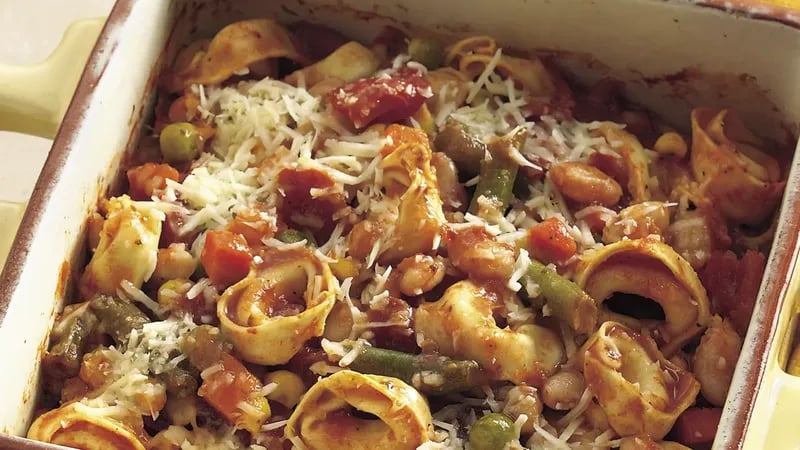 Tortellini Minestrone Casserole