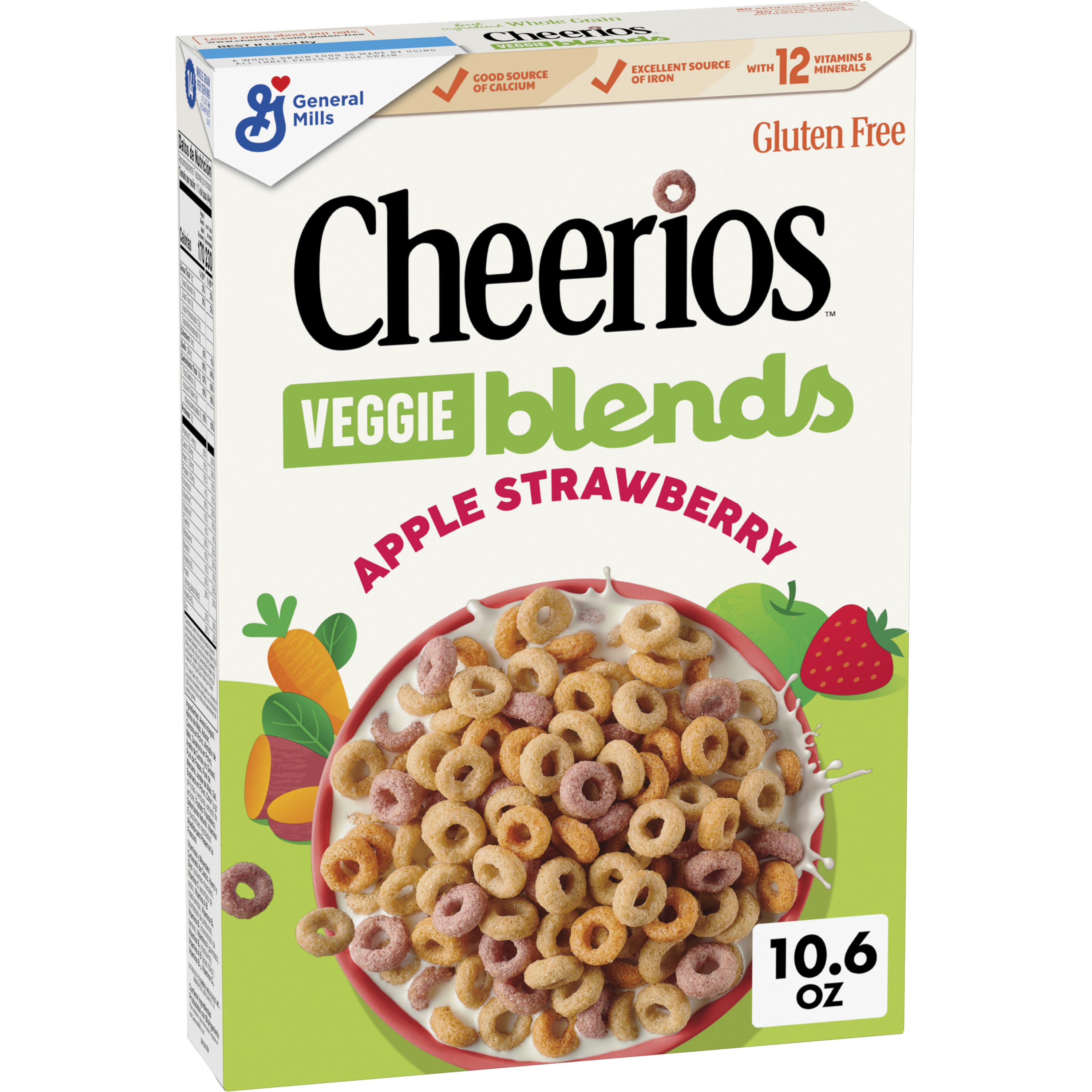 Cheerios Veggie Blends Apple Strawberry | Gluten Free Cereal