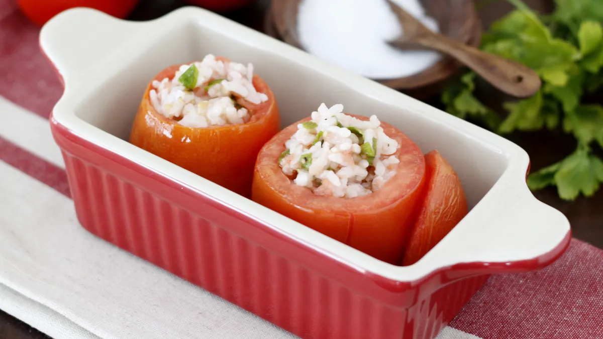 Rice-Stuffed Tomatoes