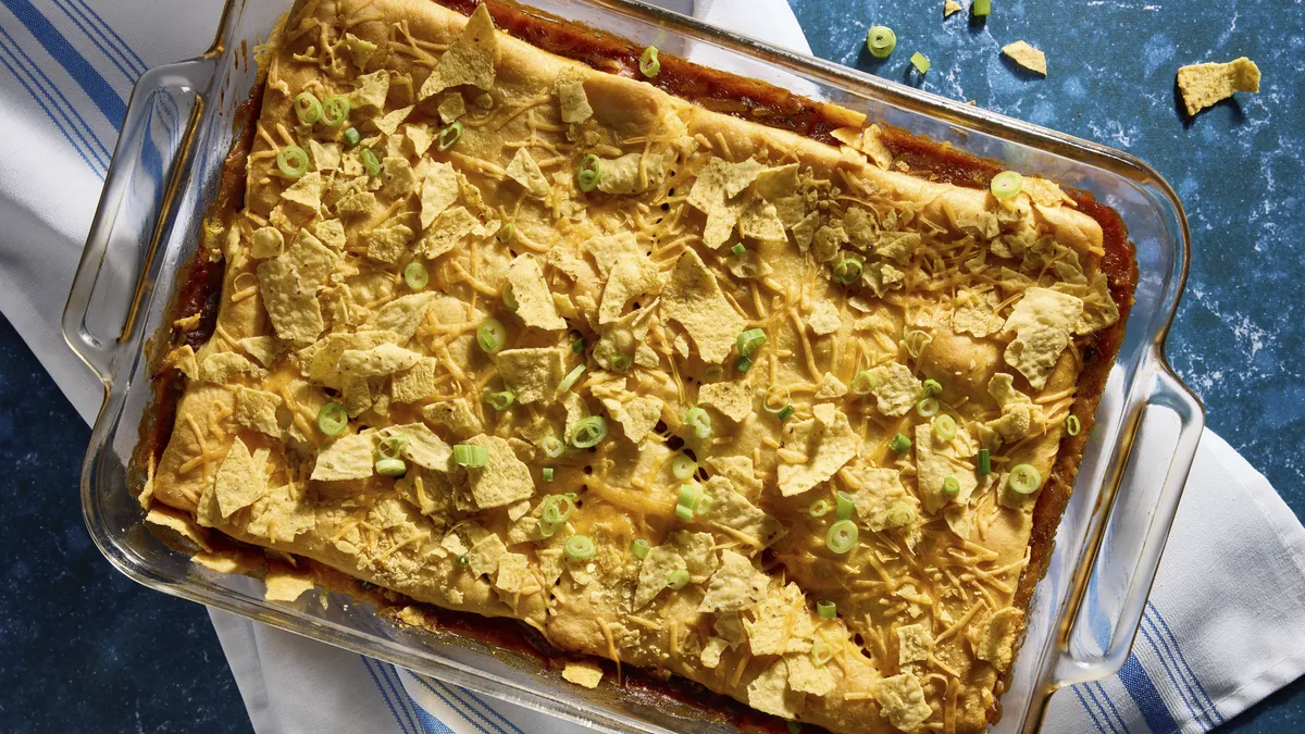 Chili-Cheese Dog Crescent Casserole