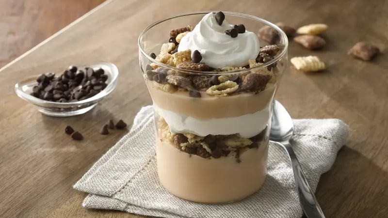 Chocolate Pumpkin Pie Yogurt Parfait