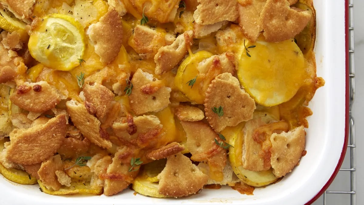 Cheddar-Squash Casserole