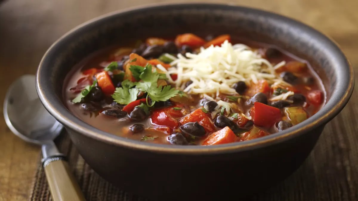 Black Bean Chili with Cilantro