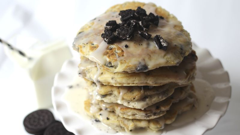 Oreo™ Cookies and Cream Pancake Cake