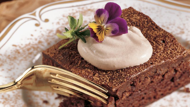 Chocolate Mousse Brownie Dessert 