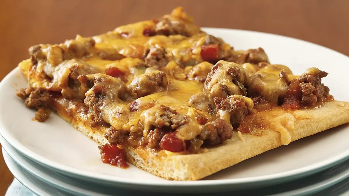 Southwest Sloppy Joe Pizza