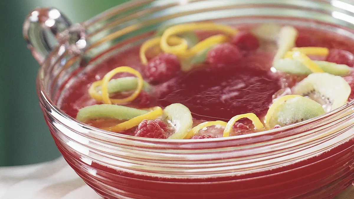 Fruit Punch Raspberry Ruffle Raspberry Punch (Crowd Size) Recipe - BettyCrocker.com