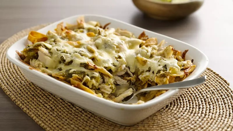 Chicken Chilaquiles Casserole