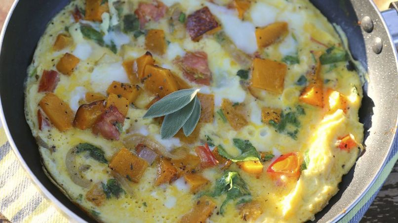 Spanish Omelet with Butternut Squash and Sage