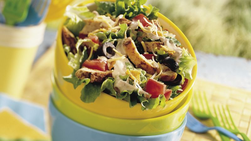 Southwestern Chicken Taco Salad
