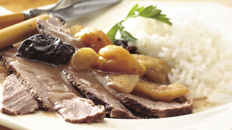 Slow-Cooker Sweet and Savory Brisket of Beef