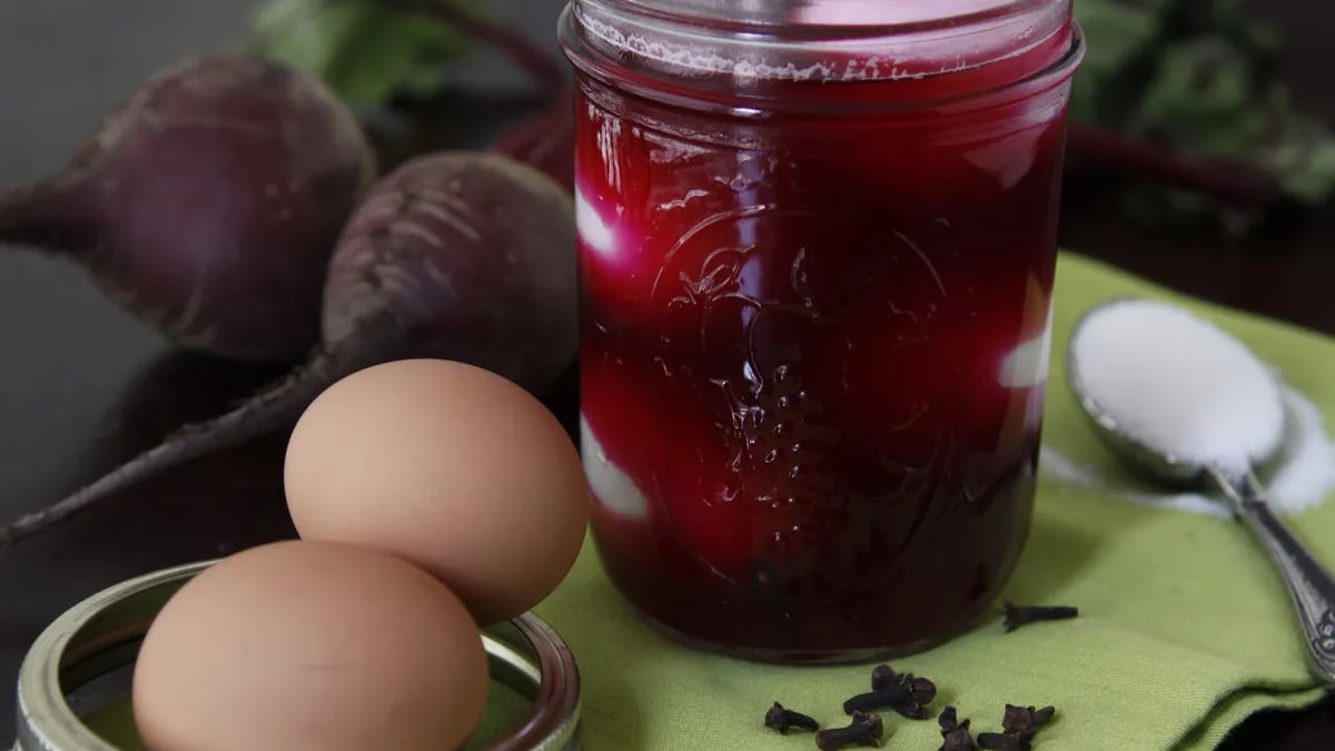 Beet-Pickled Eggs