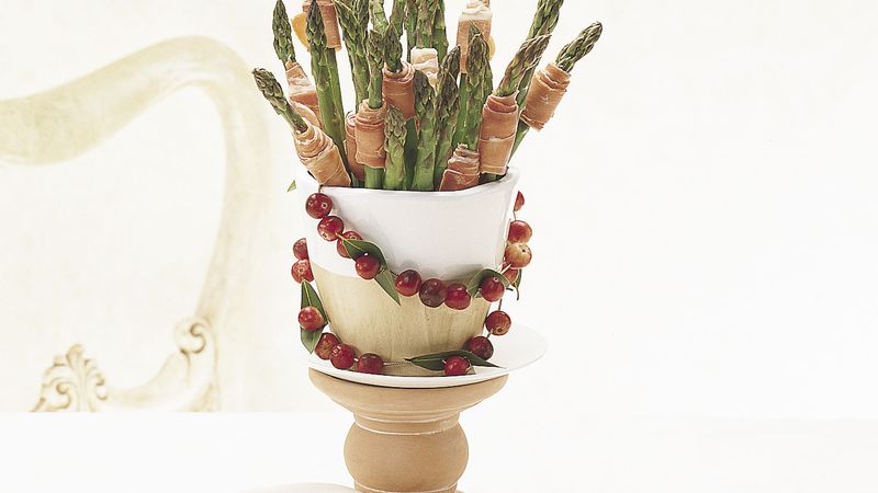 Asparagus & Prosciutto Vase