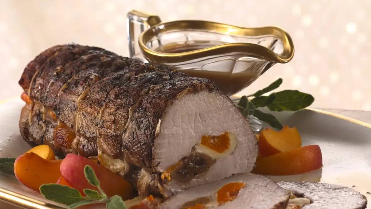 Fruit-Stuffed Pork Roast