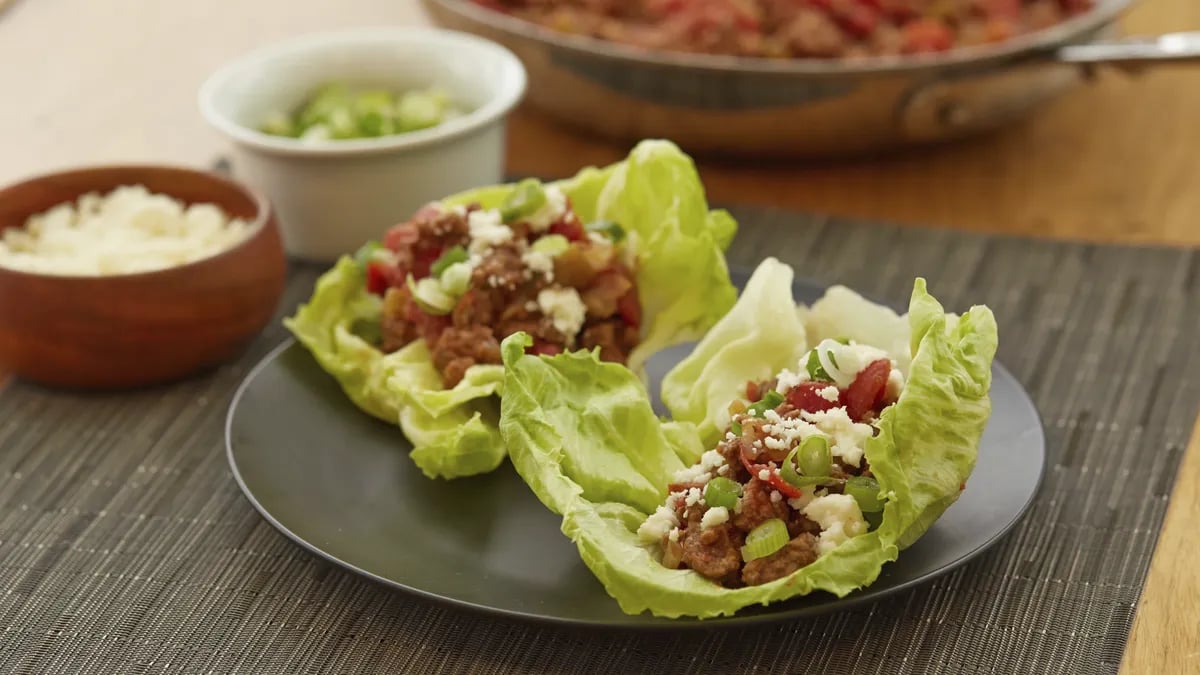 Mexican Lettuce Wraps