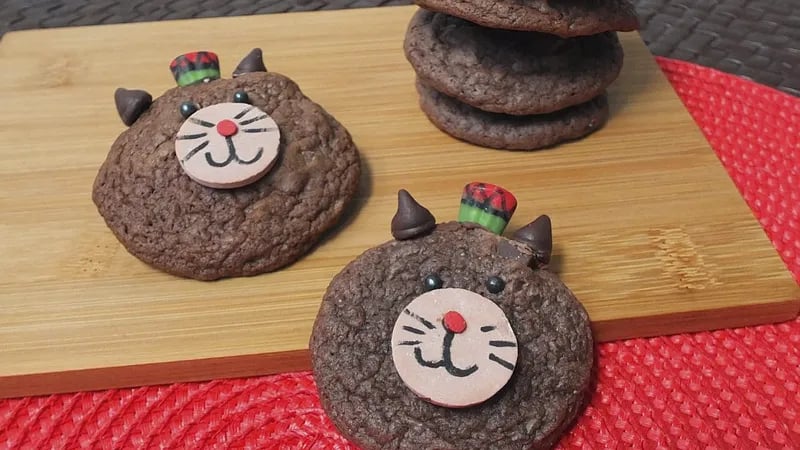 Kwanzaa Cat Cookies