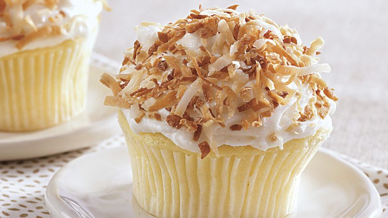 Toasted Coconut Cupcakes