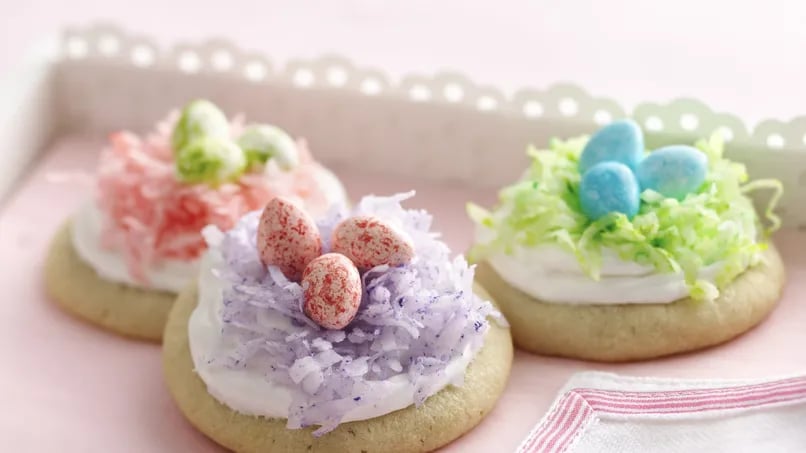 Easter Nest Cookies