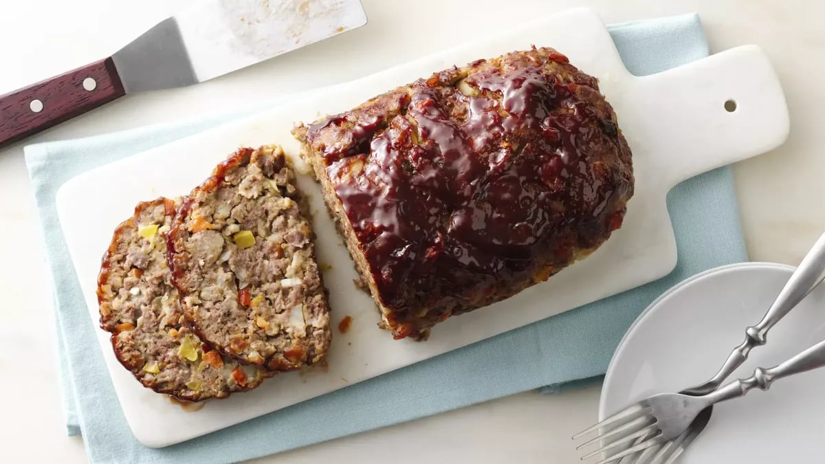 Loaded Vegetable Meatloaf 