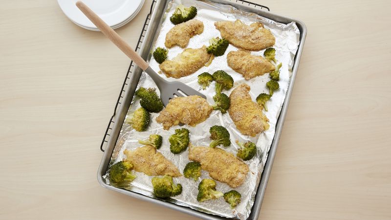 Sheet-Pan Chicken and Broccoli