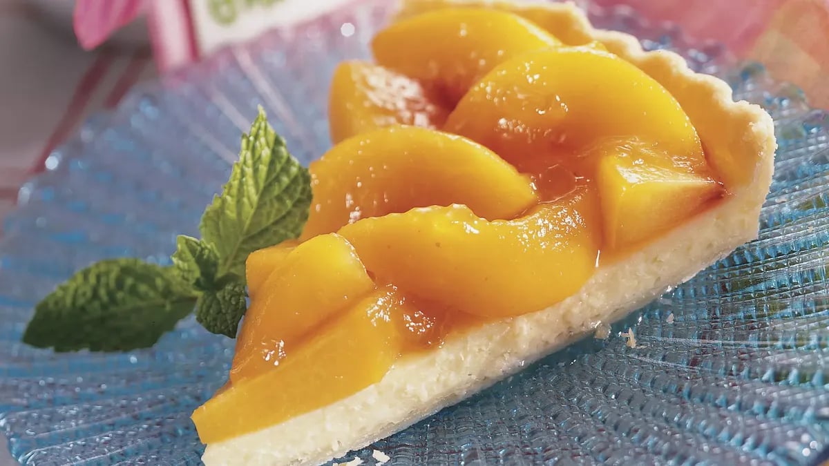 Amaretto Peach Tart