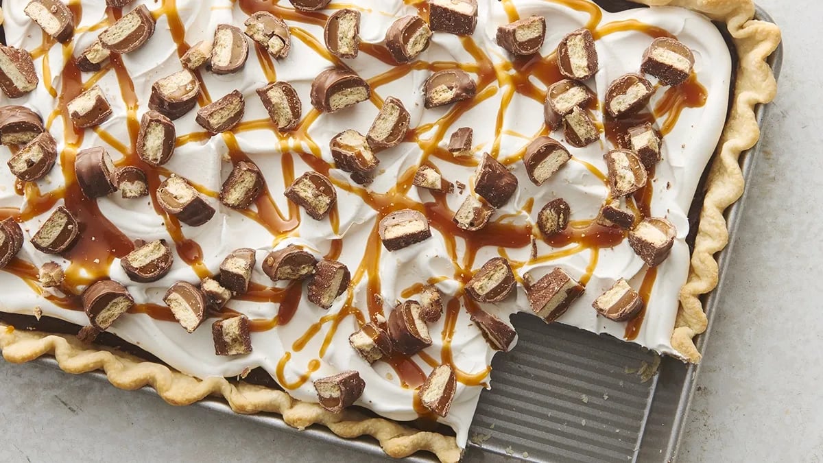 Twix™ Slab Pie