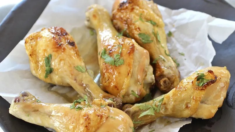 Beer Basted Roasted Chicken with Honey