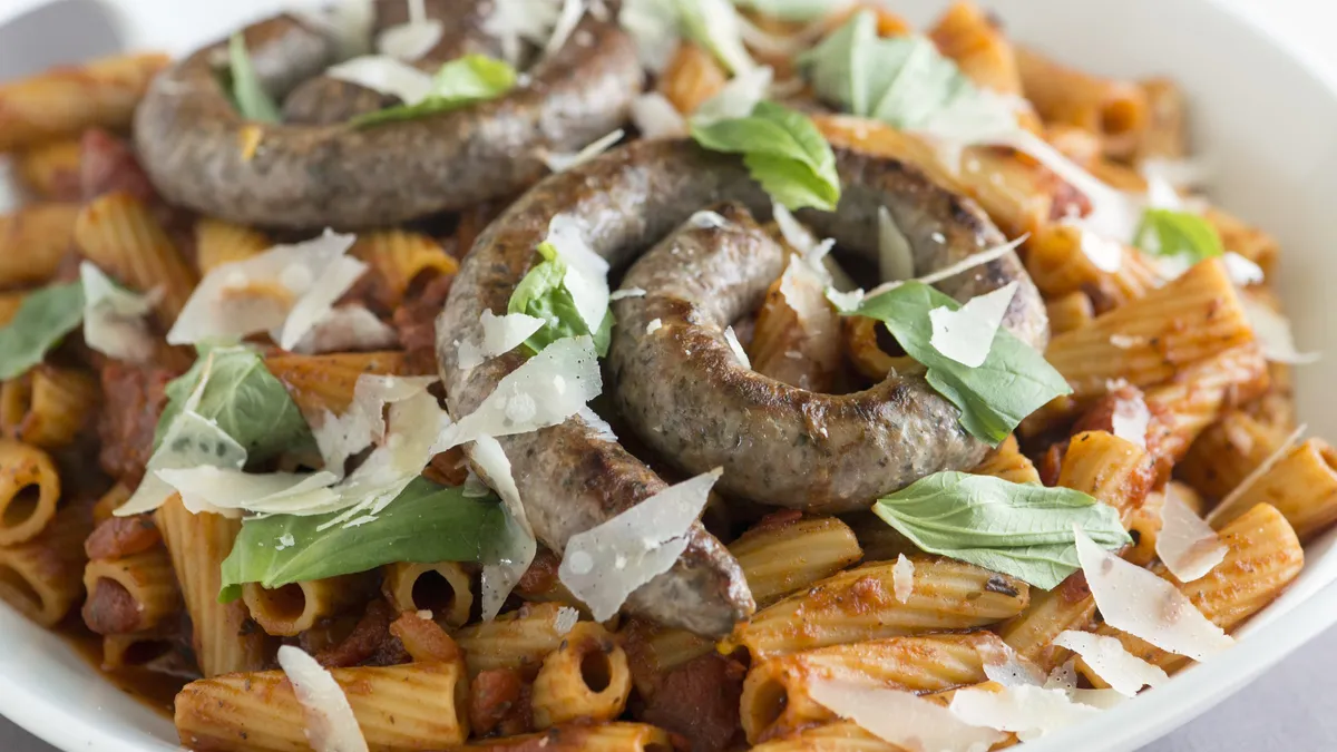 Lamb Sausage Pasta