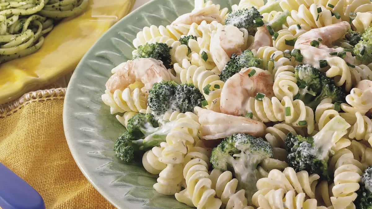 Creamy Shrimp and Broccoli Rotini