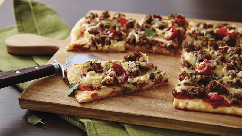 Sausage, Onion and Fennel Pizza